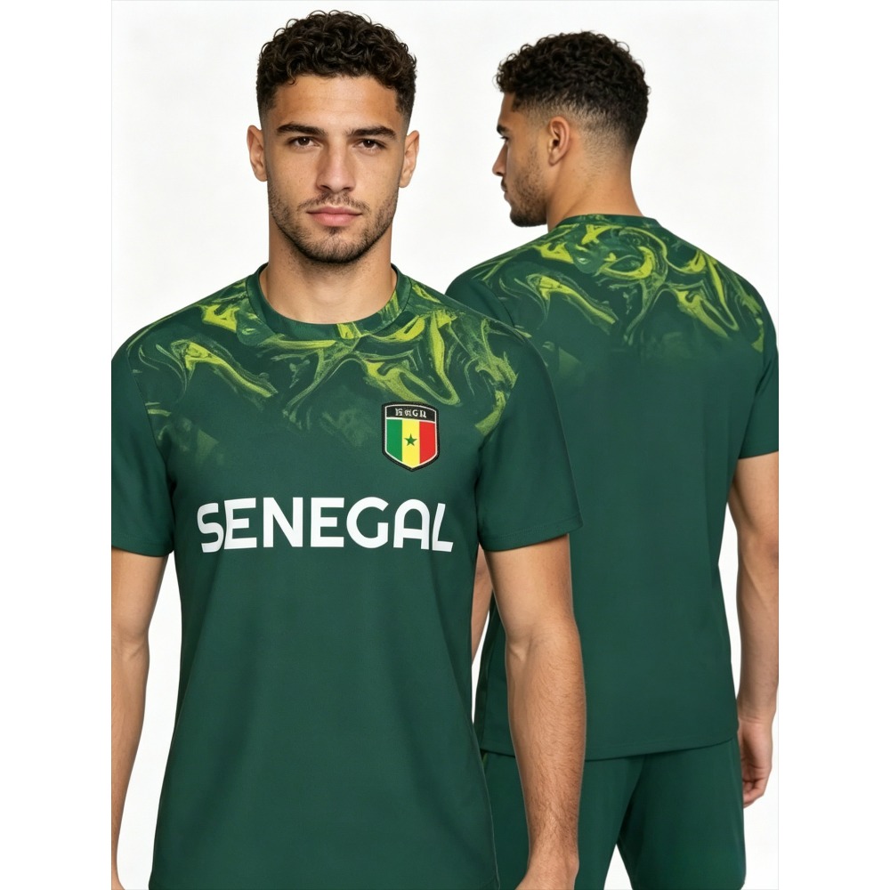 Men'S Fashion For Summer - 2026 New Summer Senegal Flag Graphic