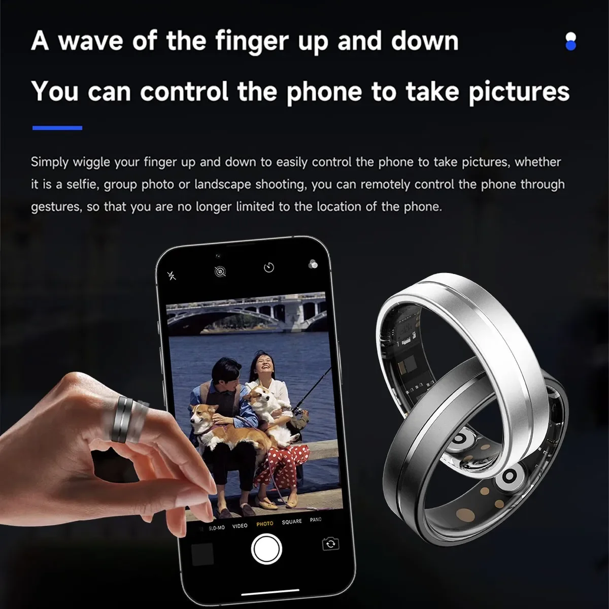 Men'S Fashion Rings - Health Monitoring New Smart Ring 5ATM