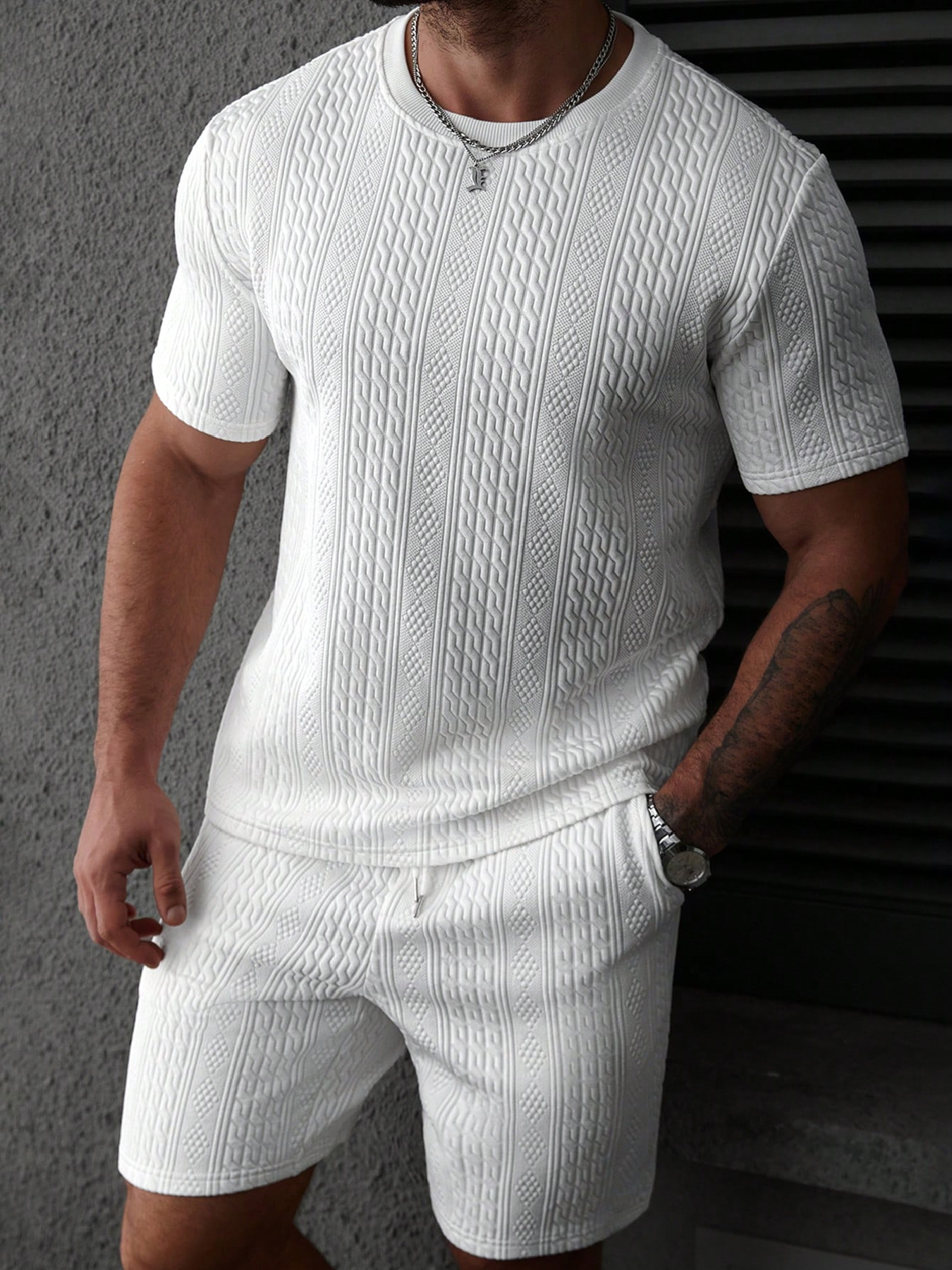 Men'S Fashion For Summer - Casual men's polo shirt set, soft