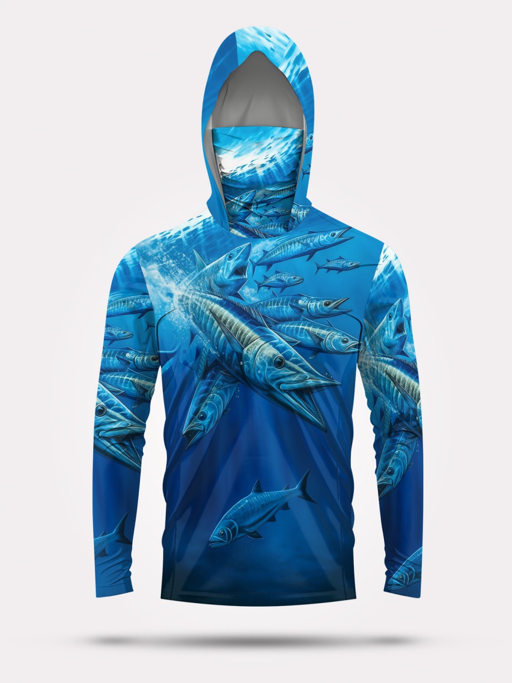 Men'S Fashion For Summer - Men's summer fashion fish school print