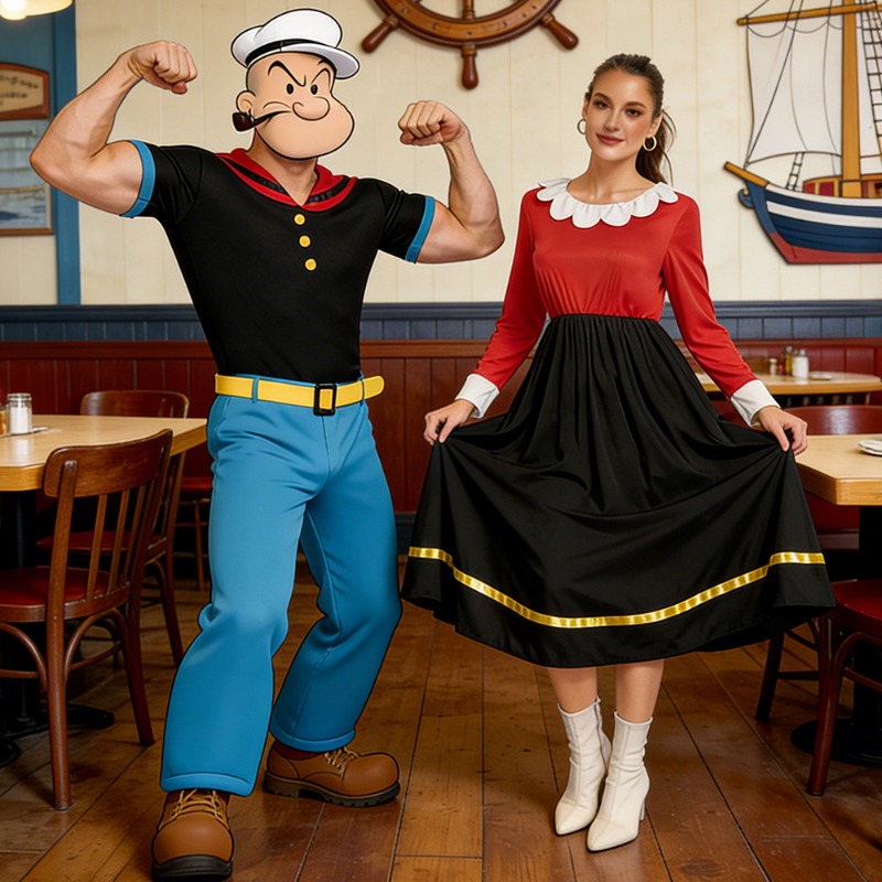 Mens Fashion Modern - New Carnival Cosplay Costume Couple Classic