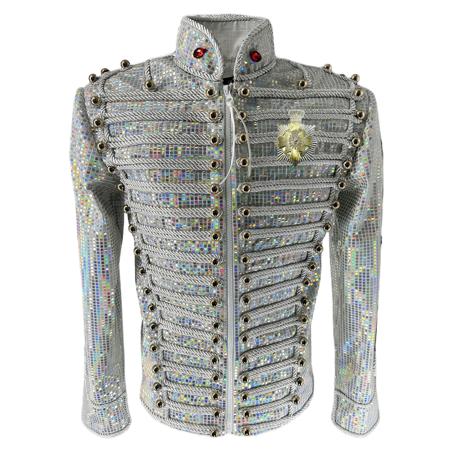 Retro Multicoloured Michael Ja - Harrington Jacket recensie en prijs