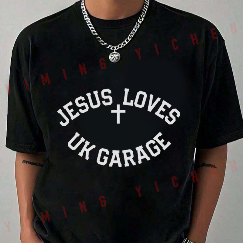 Jesus Loves UK Garage SloganBl - Men'S Fashion Uk 2026 recensie en prijs
