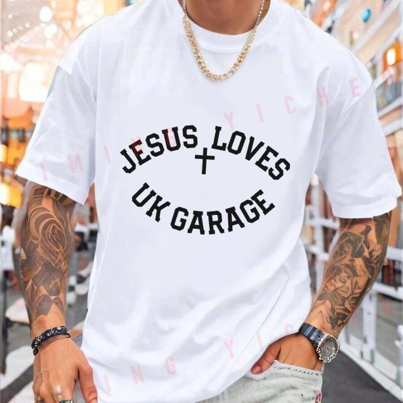 Jesus Loves UK Garage SloganBl - Men'S Fashion Uk 2026 recensie en prijs