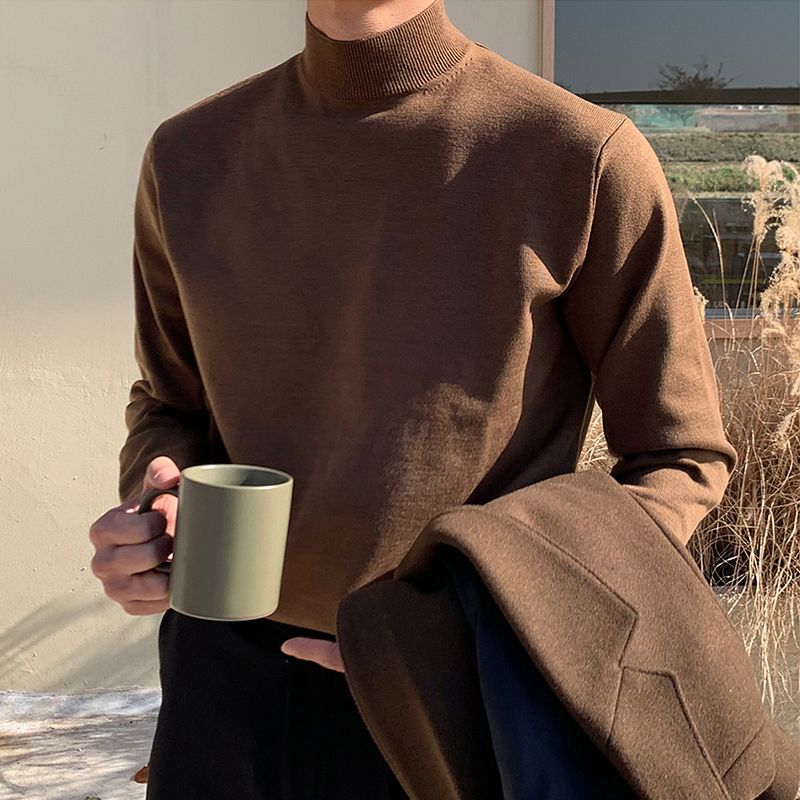 Half-turtleneck Sweater for Me - Knitted Cardigan Men recensie en prijs