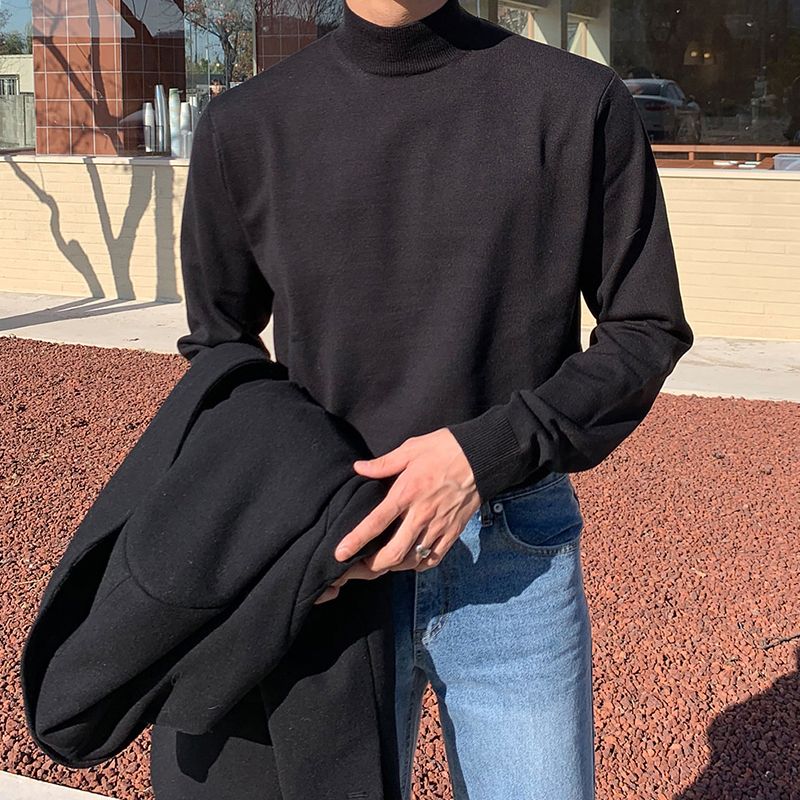 Half-turtleneck Sweater for Me - Knitted Cardigan Men recensie en prijs