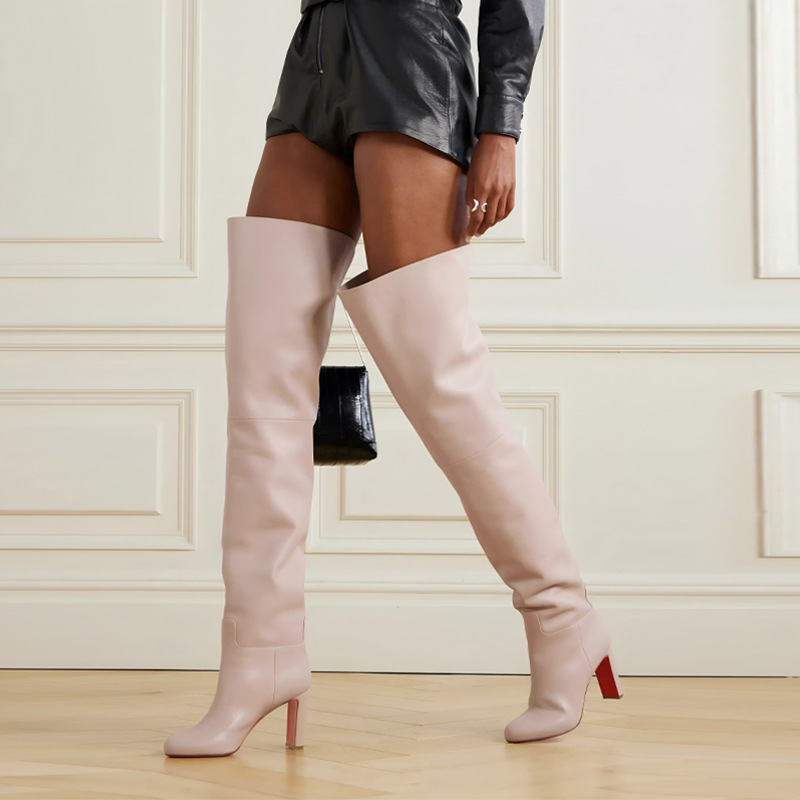 Women's Leather Thigh-High Boo - Men'S Fashion Night Out recensie en prijs