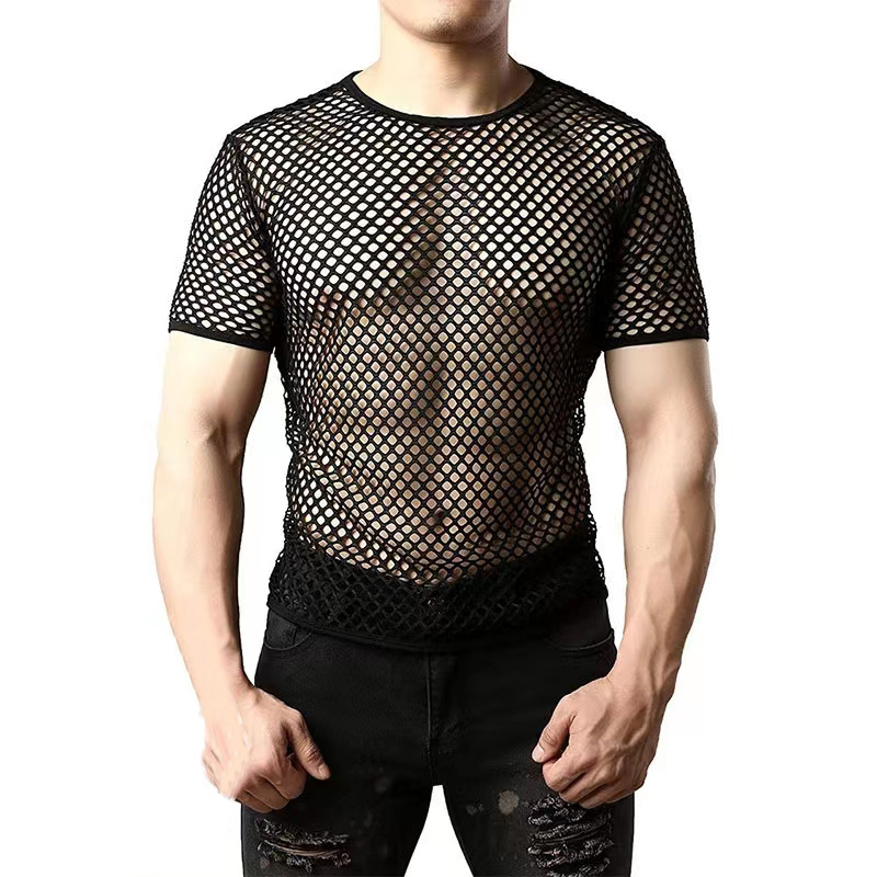 Sexy Hollow Out Mens Black Fis - Men'S Fashion Night Out recensie en prijs