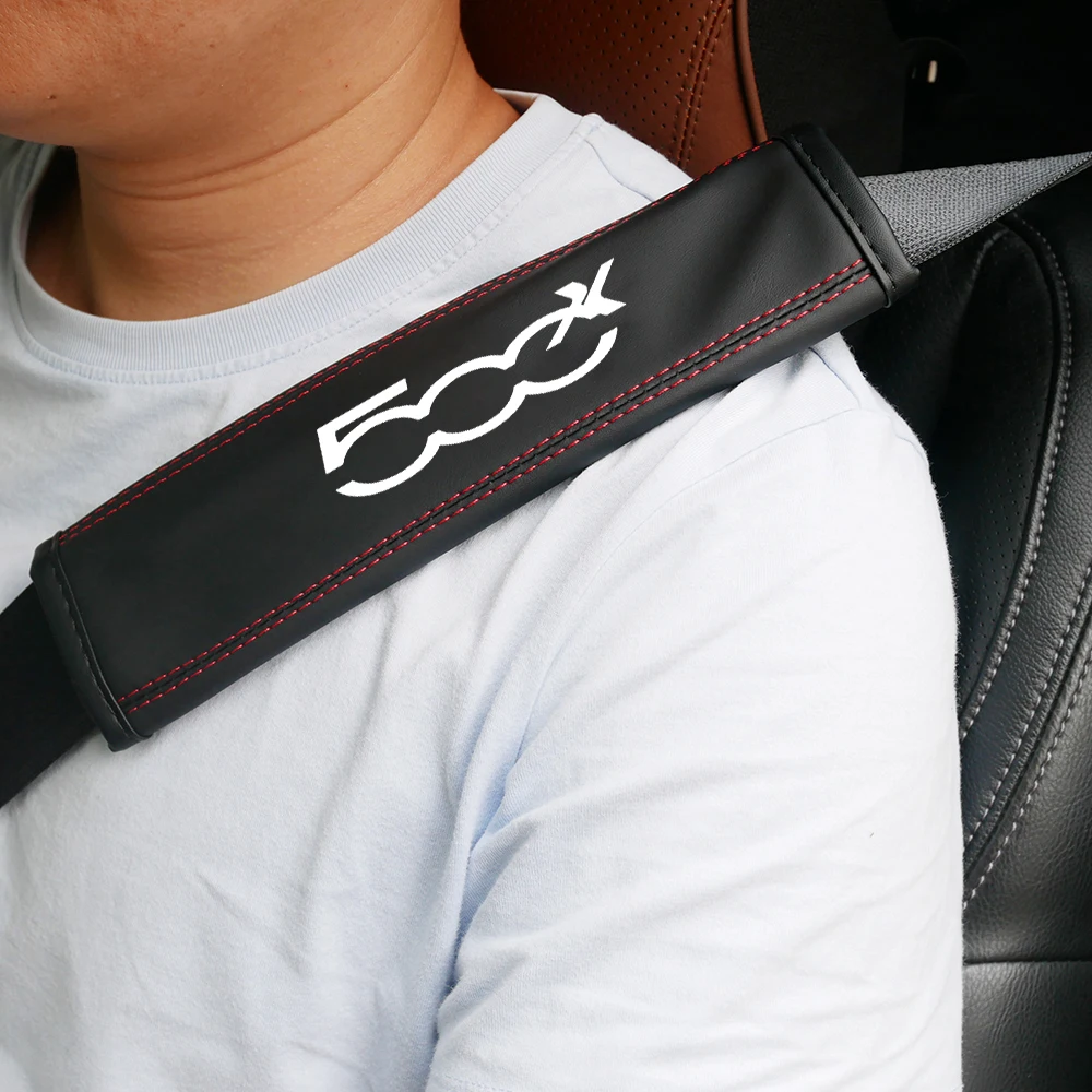 For Fiat 500X 1pc Cowhide Car  - Leather Belt Braided recensie en prijs