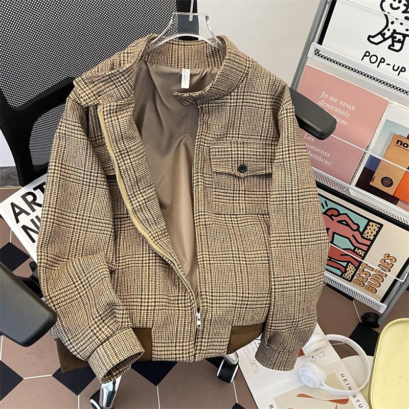 Men's Autumn Winter Plaid Jack - Harrington Jacket recensie en prijs
