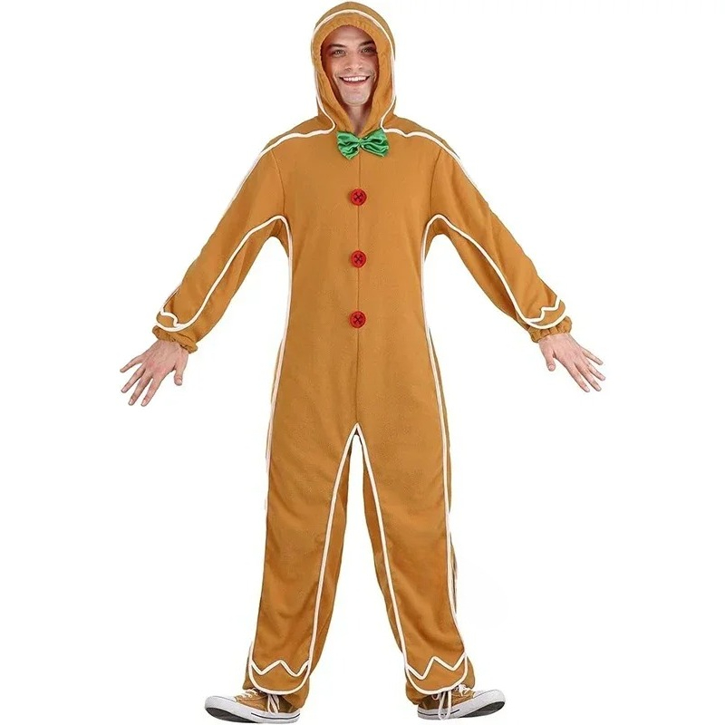 Men Gingerbread Cookie Jumpsui - Mens Fashion Jumpsuit recensie en prijs