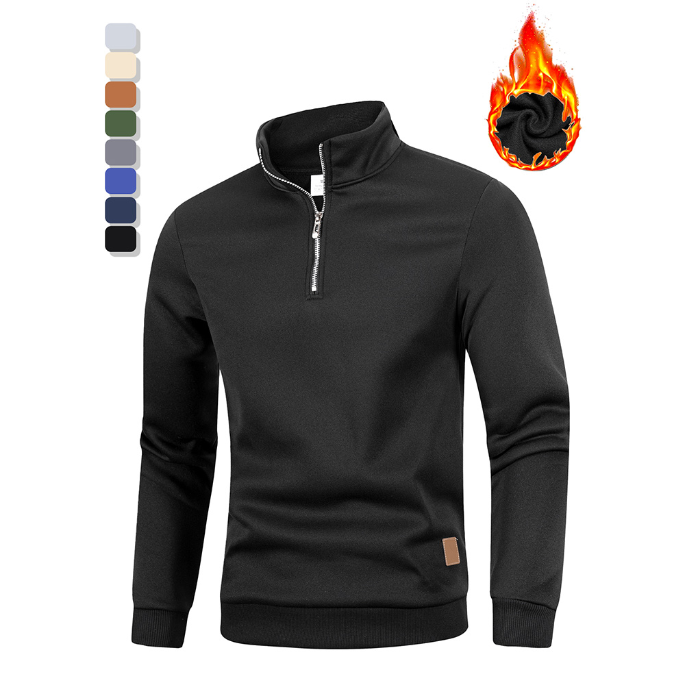 Autumn Men's Half Zipper Stand - Knitted Cardigan Men recensie en prijs