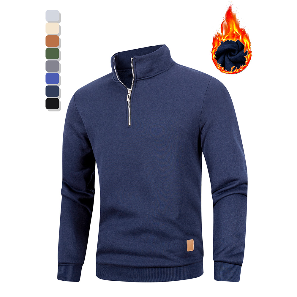 Autumn Men's Half Zipper Stand - Knitted Cardigan Men recensie en prijs