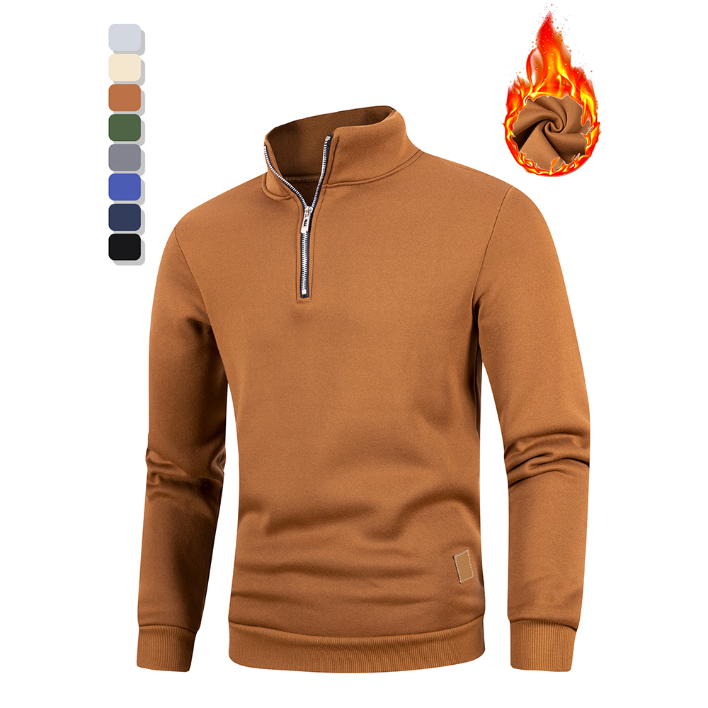 Autumn Men's Half Zipper Stand - Knitted Cardigan Men recensie en prijs