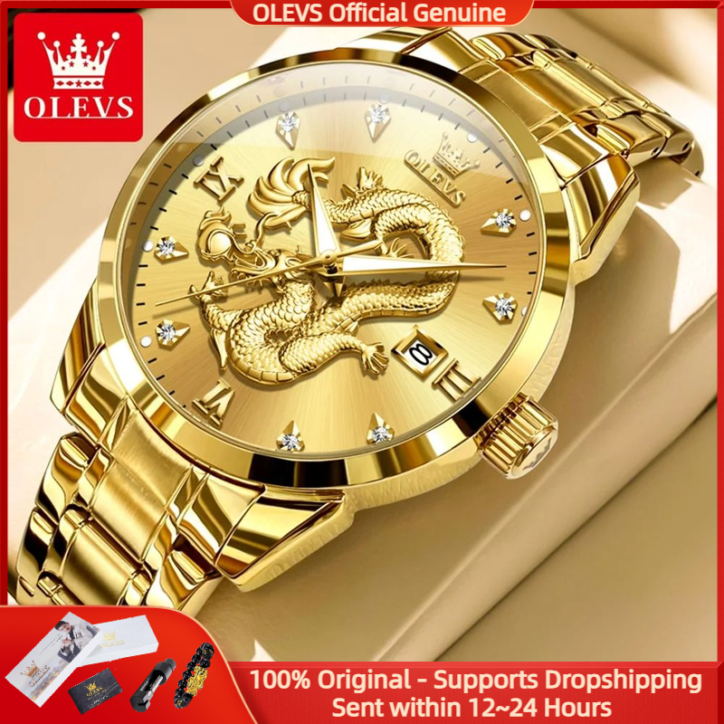 OLEVS 3619 Men Watch Luxury Go - Mens Fashion In 1920 recensie en prijs