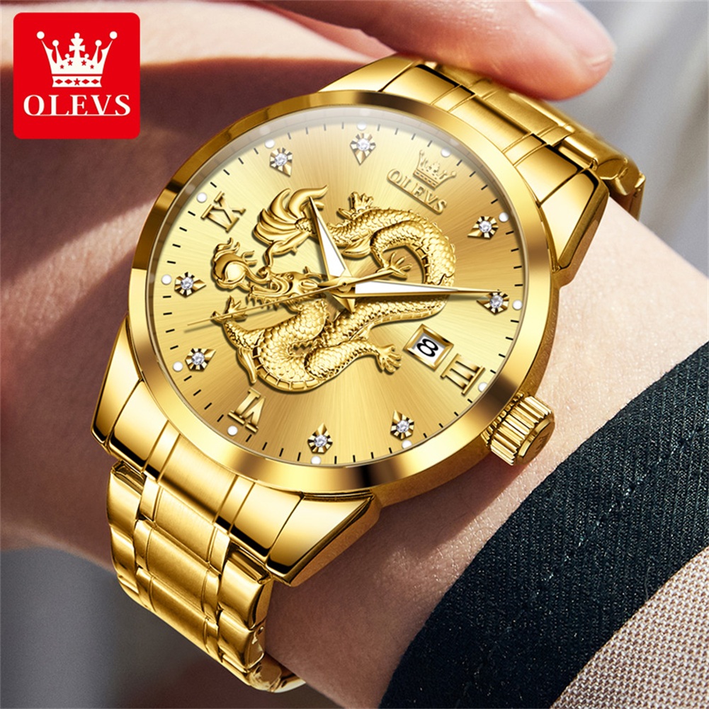 OLEVS 3619 Men Watch Luxury Go - Mens Fashion In 1920 recensie en prijs
