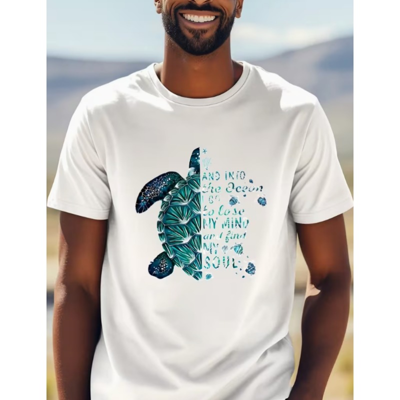 2026 New Men's T-shirt Turtle  - Mens Fashion Young recensie en prijs