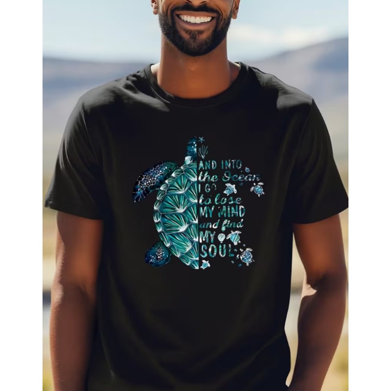 2026 New Men's T-shirt Turtle  - Mens Fashion Young recensie en prijs