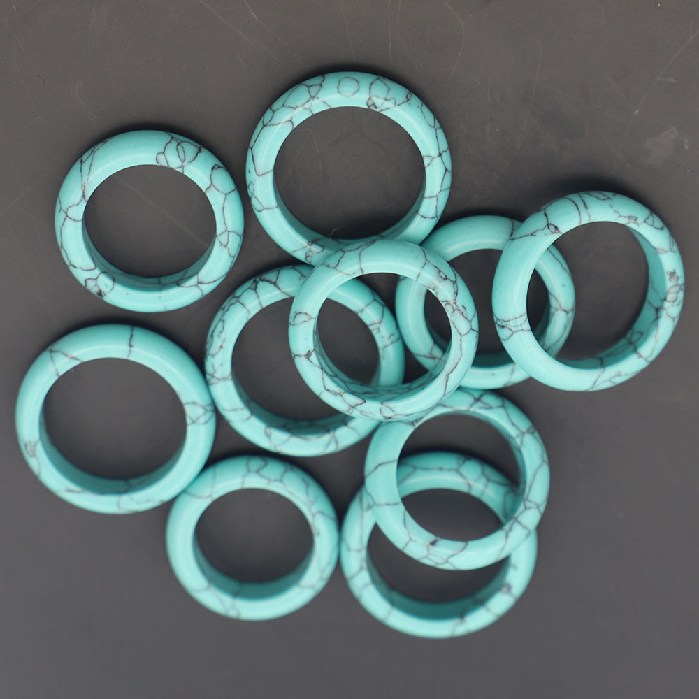 Turquoise Stone Ring 1PC Semi- - Mens Fashion In 1920 recensie en prijs