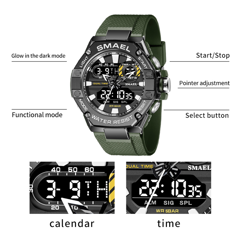 SMAEL Sport Watch for Man Dual - Mens Fashion Young recensie en prijs