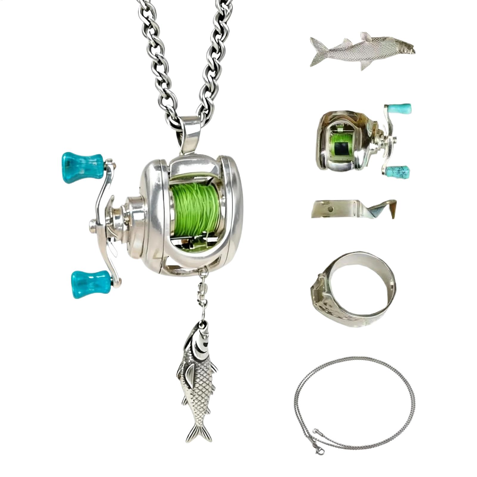2026 Fishing Pendant Necklace  - Men'S Fashion Night Out recensie en prijs