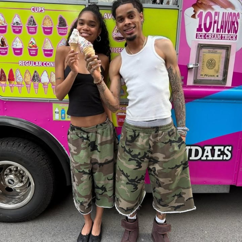 Harajuku Hip Hop Camo Shorts C - Mens Fashion Camo Pants recensie en prijs