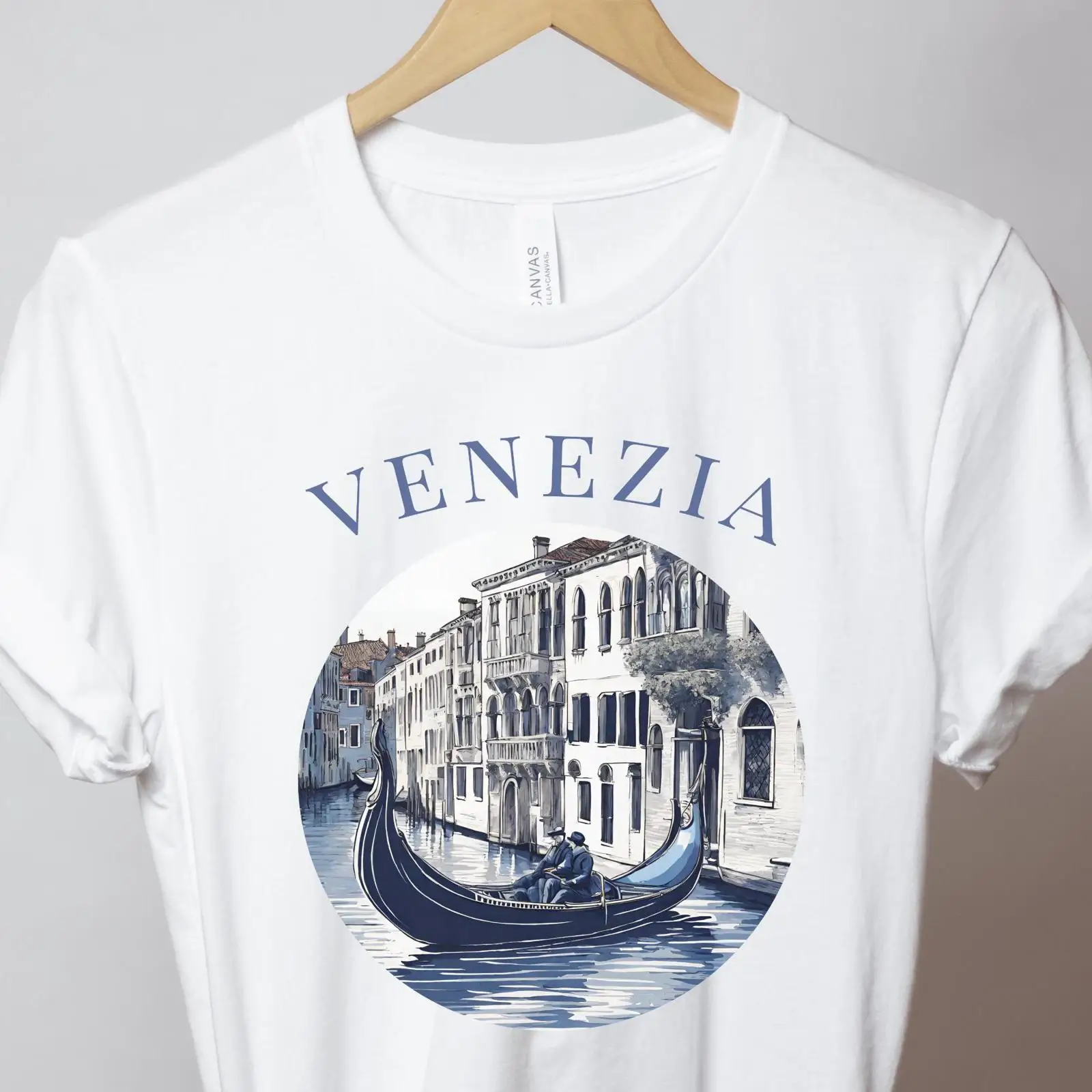 Venice T Shirt Blue Gondola Ve - Men'S Fashion Venice Italy recensie en prijs