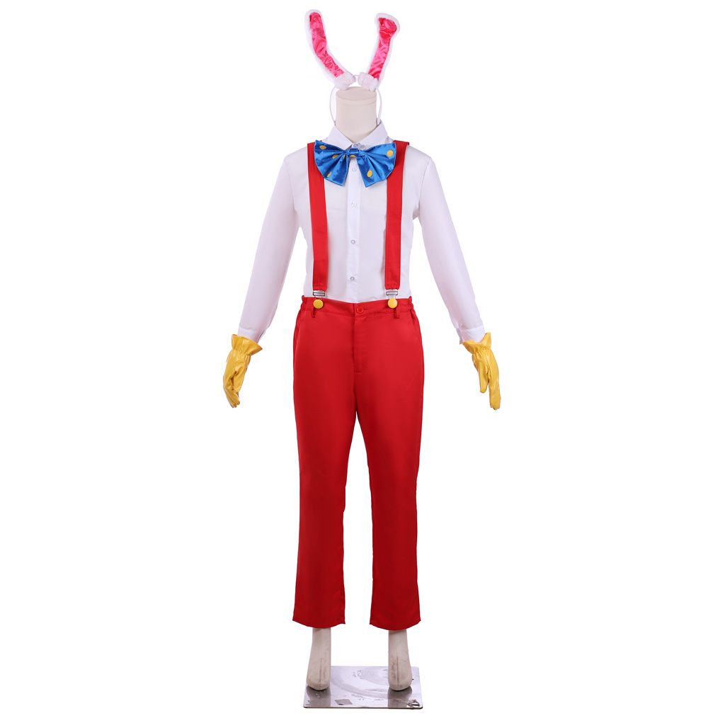 Roger Rabbit Cosplay Costume R - Mens Fashion Jumpsuit recensie en prijs