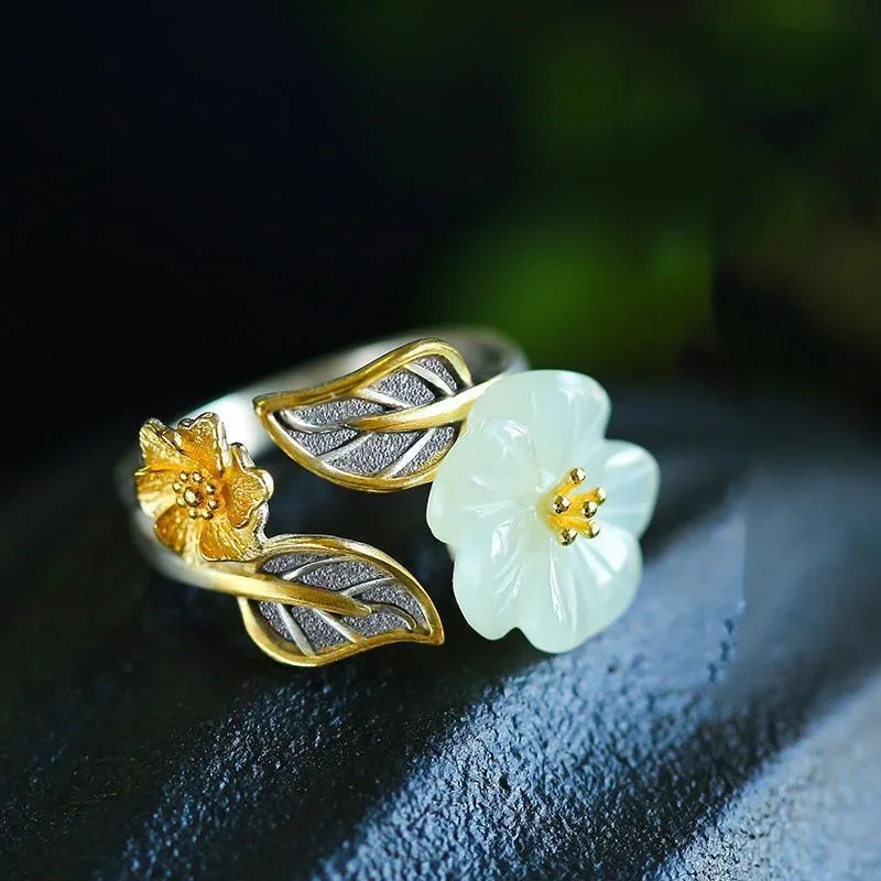 925 Silver White Hetian Jade F - Men'S Fashion Rings recensie en prijs