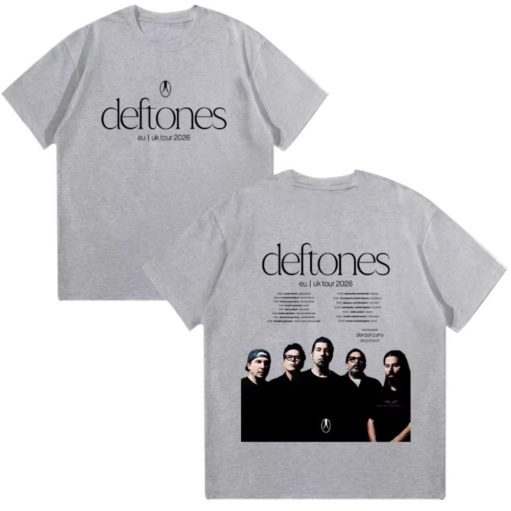 Deftones EU UK Tour 2026 T-shi - Men'S Fashion Uk 2026 recensie en prijs