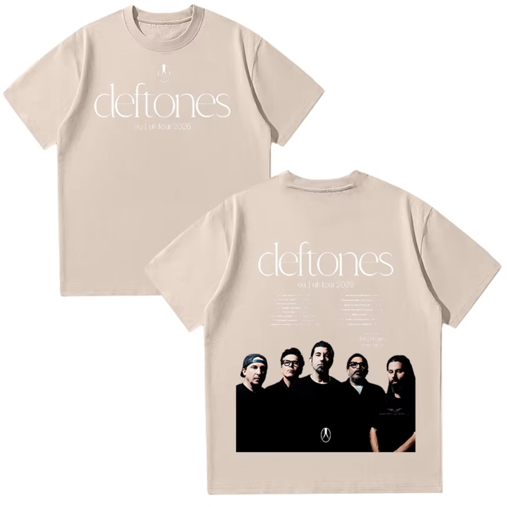 Deftones EU UK Tour 2026 T-shi - Men'S Fashion Uk 2026 recensie en prijs