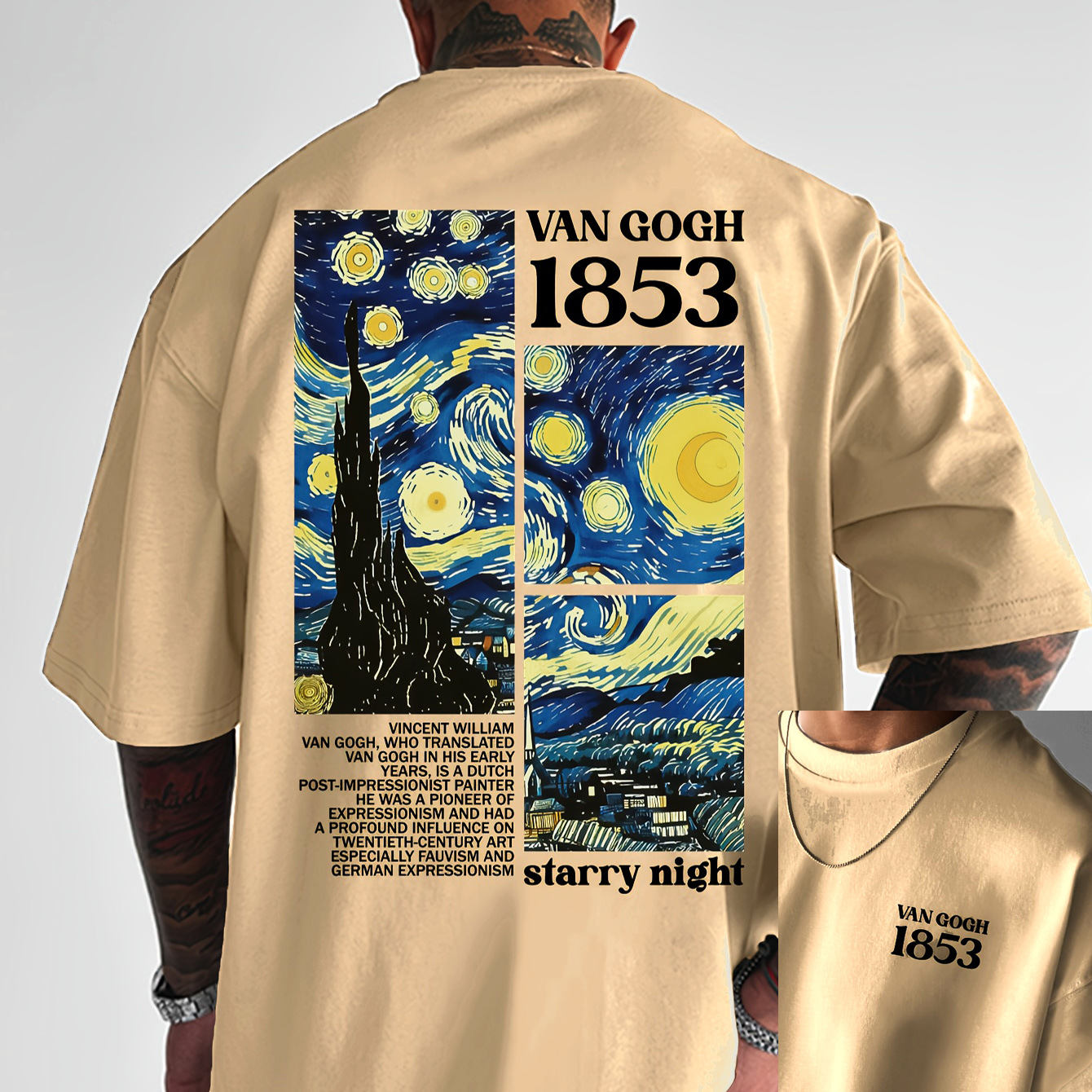Van Gogh Starry Night Print on - Men'S Fashion Night Out recensie en prijs
