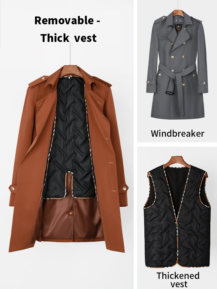 genuine windbreaker men's long - Mens Fashion Young recensie en prijs