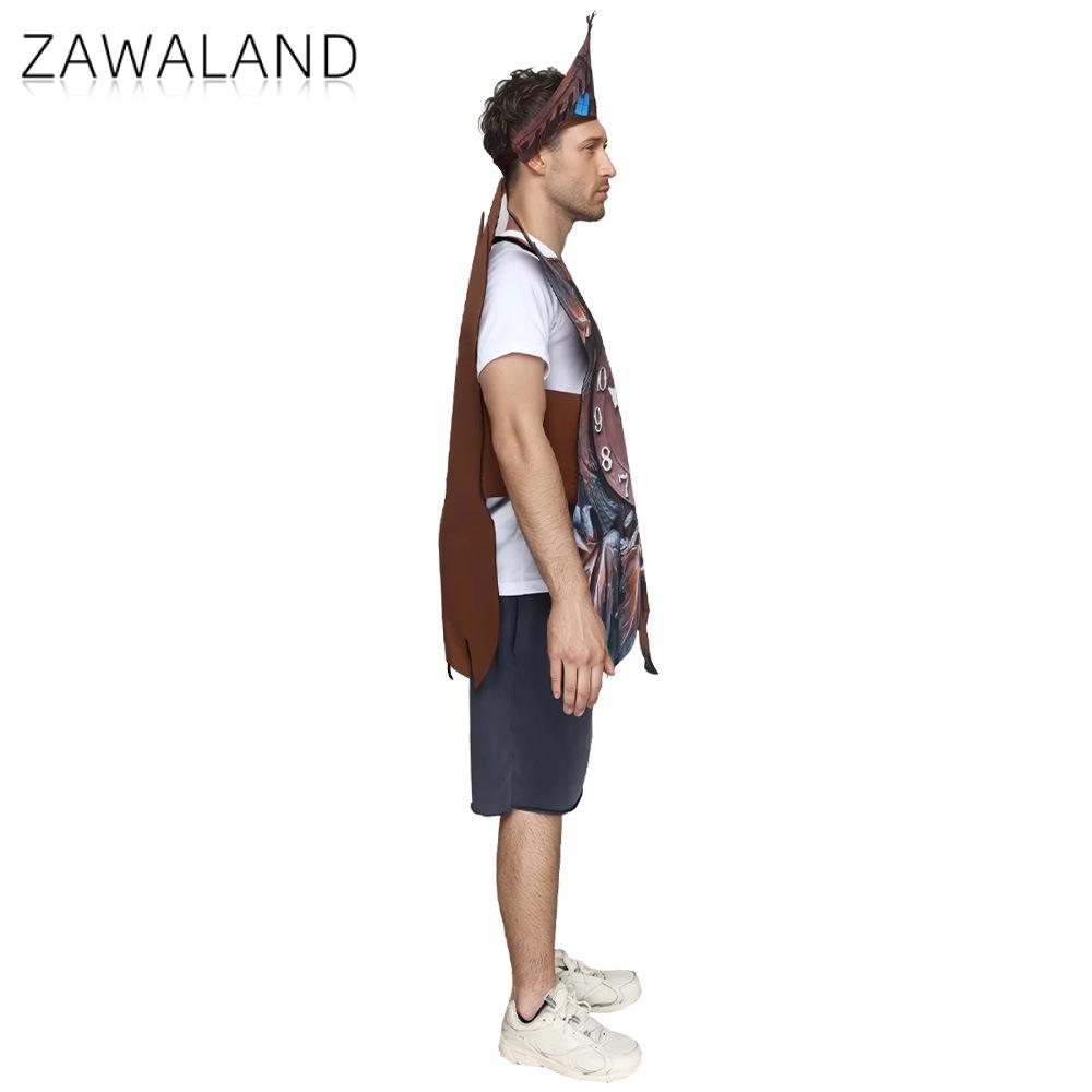 Zawaland Vintage Clock Costume - Mens Fashion Jumpsuit recensie en prijs