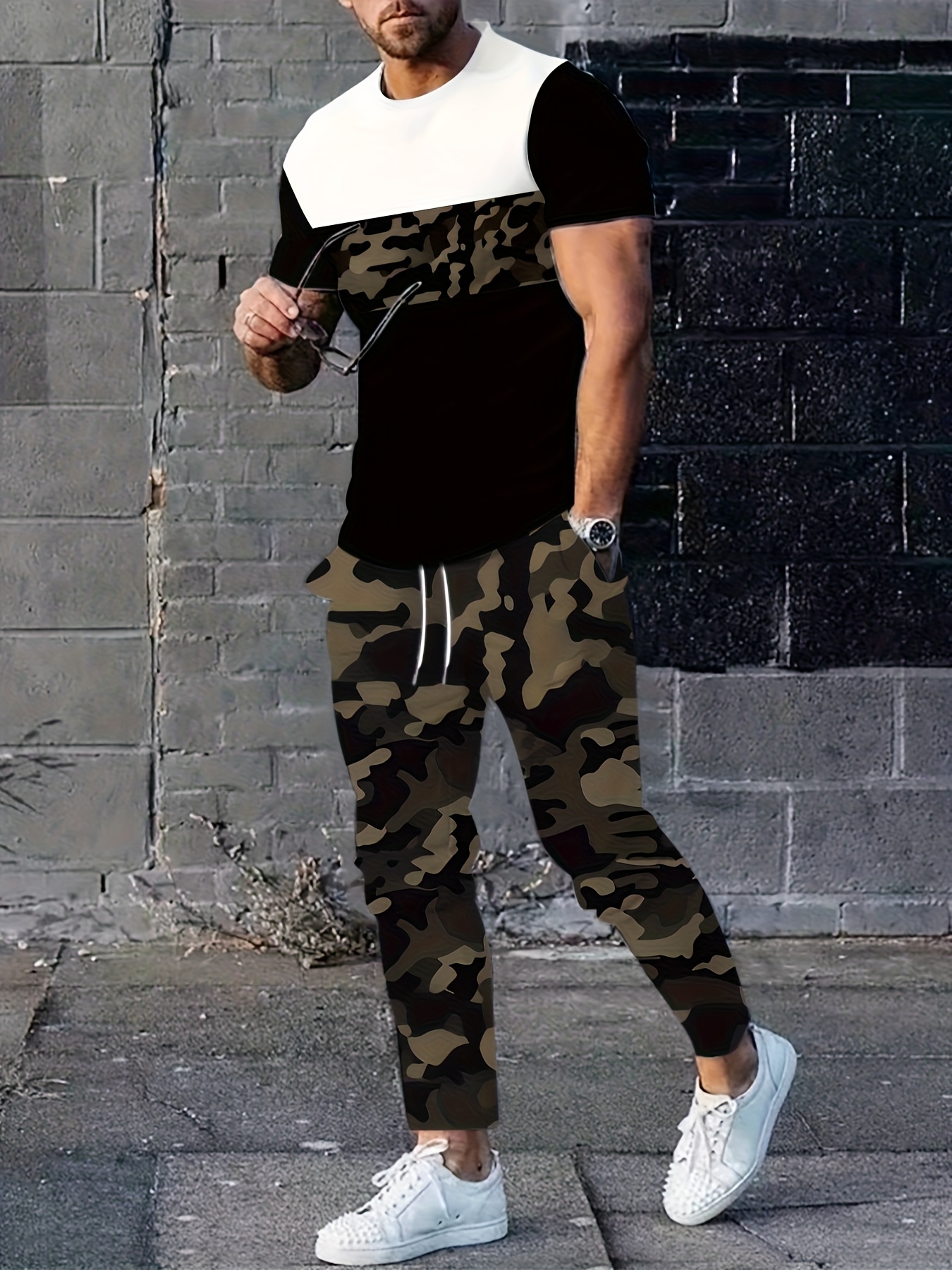 2026 Summer New Men's Short-Sl - Mens Fashion Camo Pants recensie en prijs