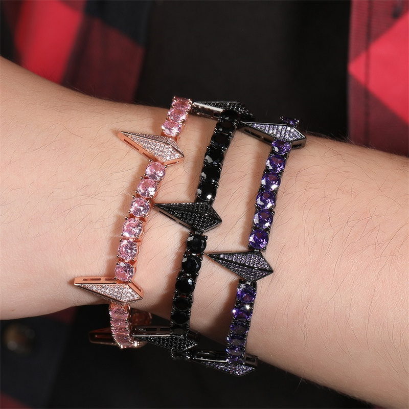 8inch Punk Hip Hop Spiked Brac - Men'S Fashion Night Out recensie en prijs