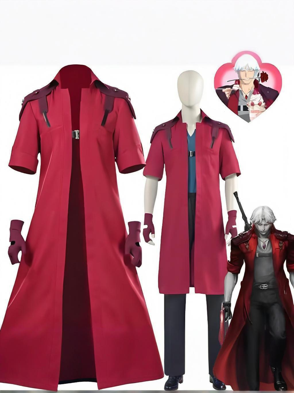 Dante cosplay uniform costume  - Mens Fashion Jumpsuit recensie en prijs