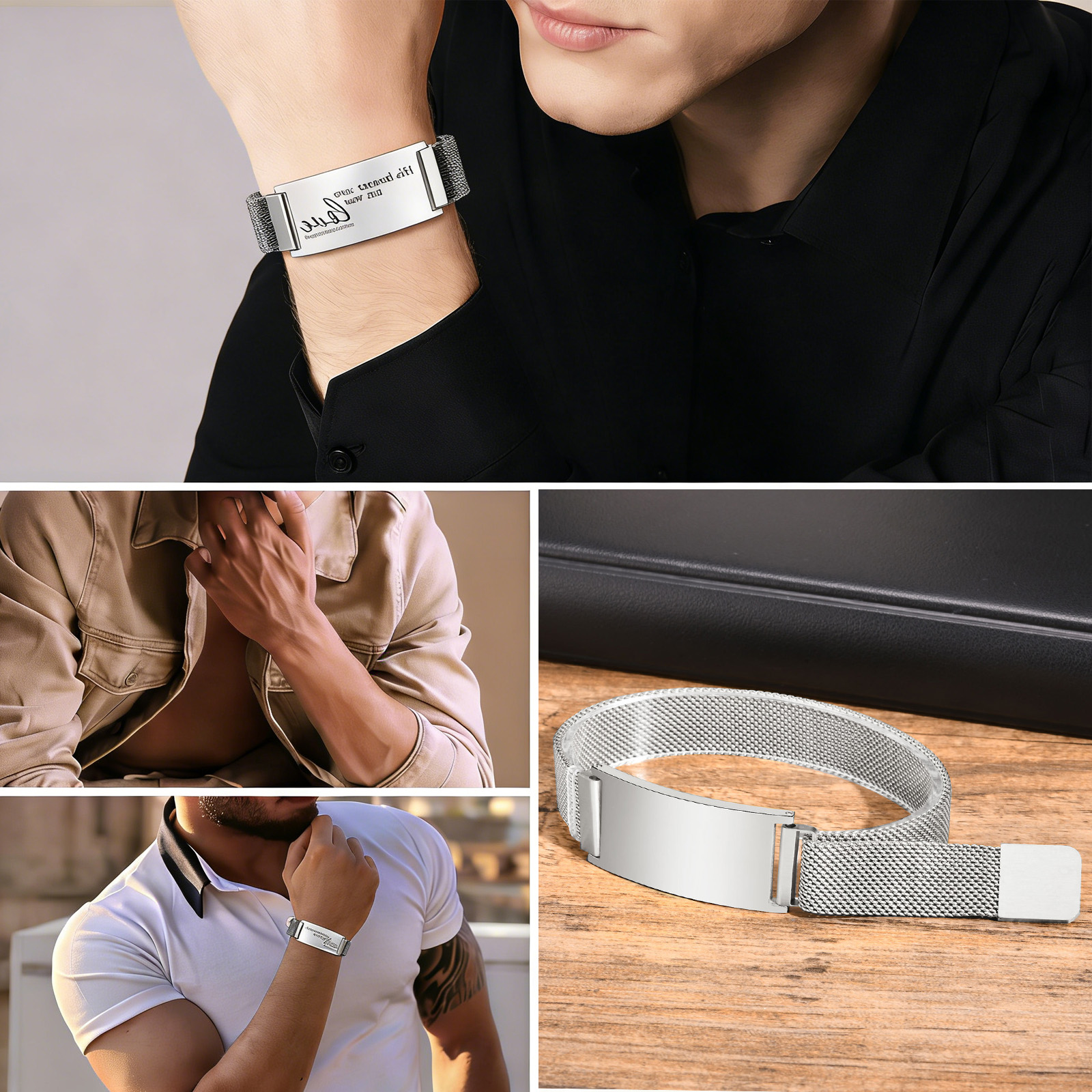 Custom Man Wide Bracelet Chris - Mens Fashion Young recensie en prijs