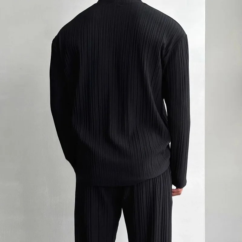 Thin Solid Color Sexy Deep V C - Knitted Cardigan Men recensie en prijs