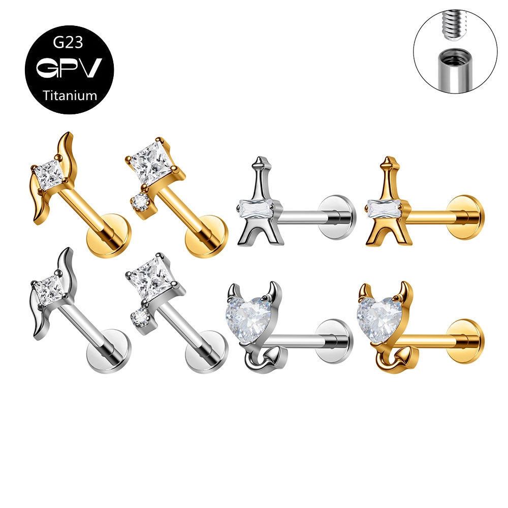ASTM G23 Titanium Ear Studs Ir - Mens Fashion In 1920 recensie en prijs
