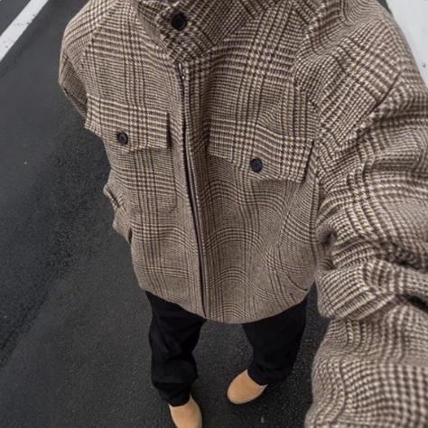 Retro Plaid Harrington Woolen  - Harrington Jacket recensie en prijs