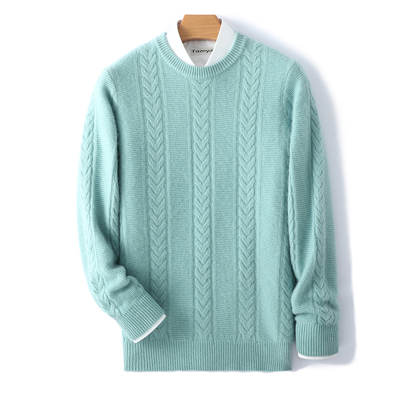 100% Merino Wool Sweater Men's - Knitted Cardigan Men recensie en prijs