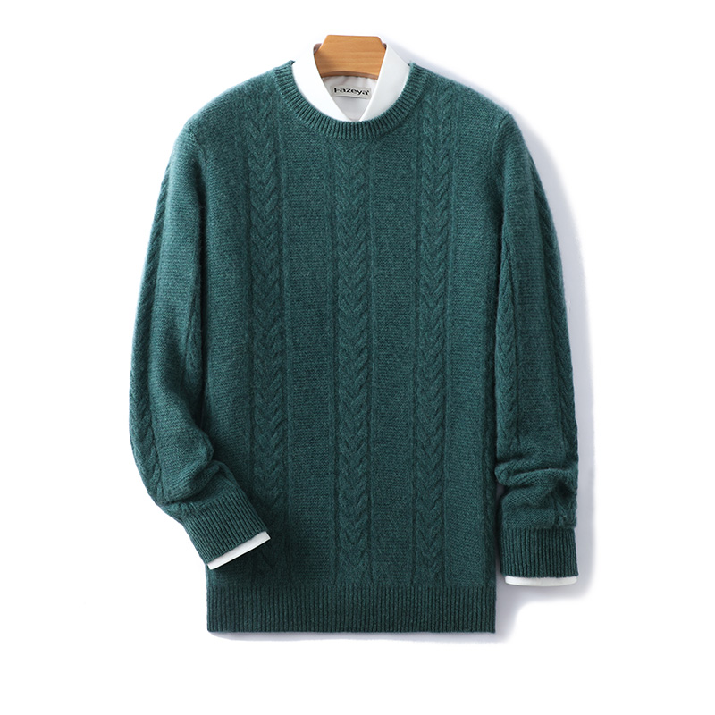 100% Merino Wool Sweater Men's - Knitted Cardigan Men recensie en prijs