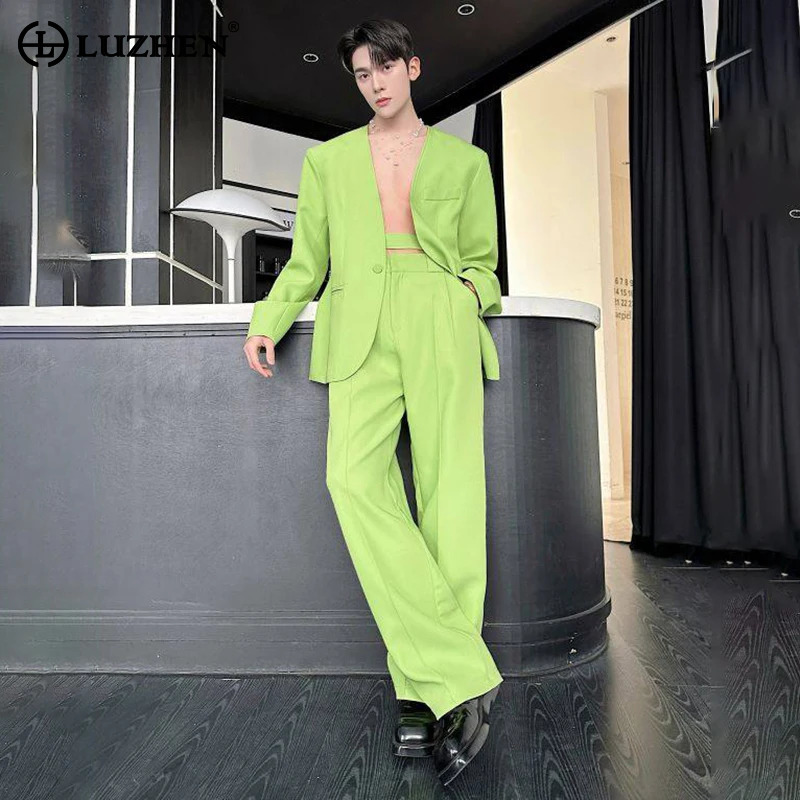 LUZHEN 2026 Spring New Solid C - Men Fashion Elegant recensie en prijs