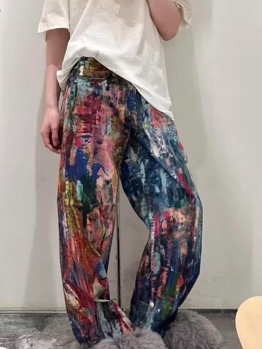 Unisex Bootcut Jeans For Man D - Mens Fashion Camo Pants recensie en prijs