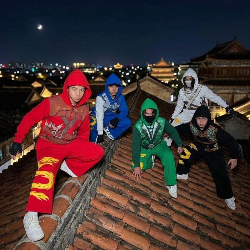 Ninja Warrior Armor Hoodie Set - Track Suit Men recensie en prijs