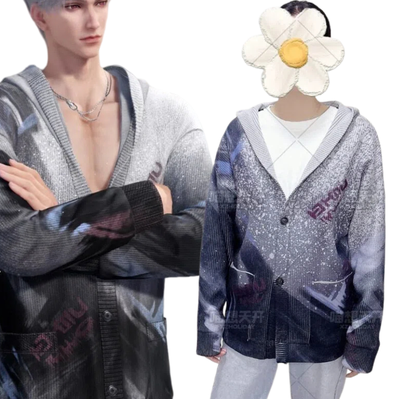 Sylus Costume Game Love and De - Knitted Cardigan Men recensie en prijs
