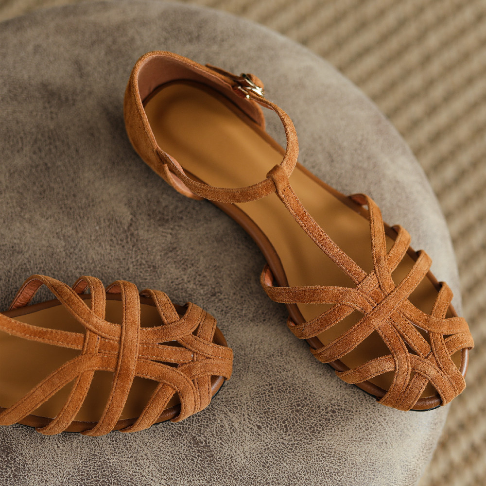 Women's natural suede leather  - Leather Belt Braided recensie en prijs
