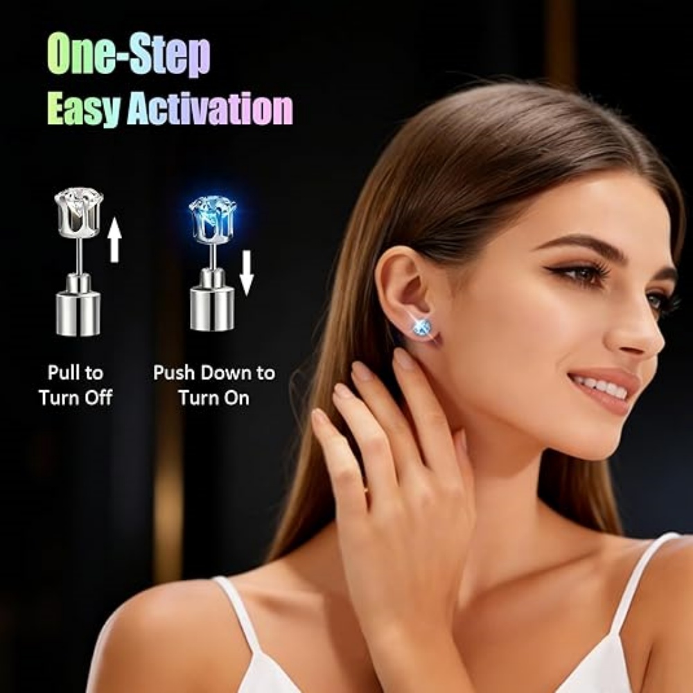 Light Up Earrings, Flashing Bl - Men'S Fashion Night Out recensie en prijs