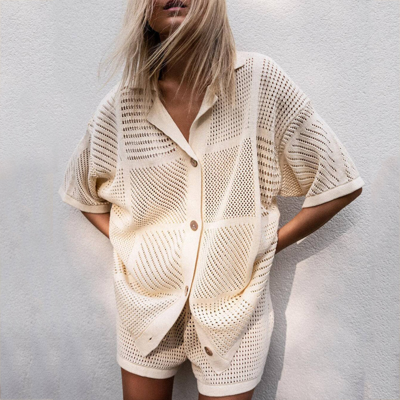 Knit Hollow Out Cardigan Tops  - Knitted Cardigan Men recensie en prijs